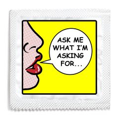 Consent Pop Art Condom