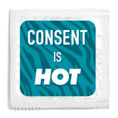 Consent Is Hot Condom