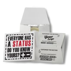 Everyone Has A Status, Do You Know Yours? Condom Wallet