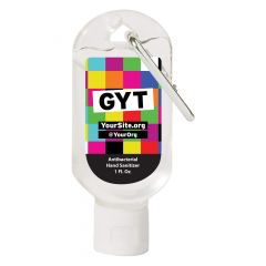 GYT Get Yourself Tested Hand Sanitizer Carabiner