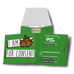 I Am Nuts For Consent Condom Wallet