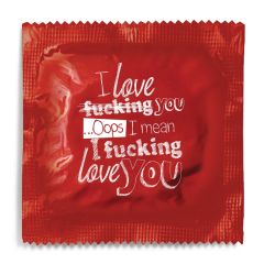 I Fucking Love You Condom