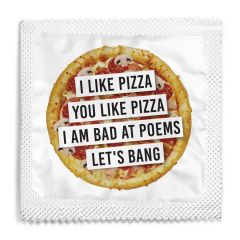 I Like Pizza Condom