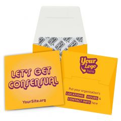 Let's Get Consensual Condom Wallet