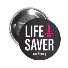 Life Saver Button Pin