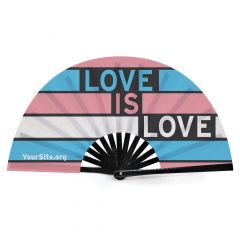 Love Is Love Trans Pride Snap Fan