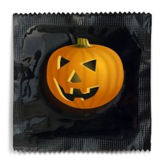 Halloween Jack-O-Lantern Condom