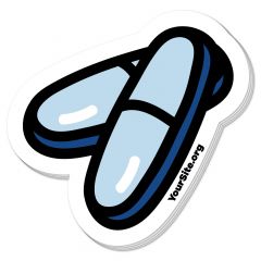 PrEP Pill Stack Sticker