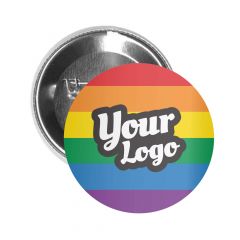 Pride Flag Button Pin