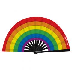 Pride Flag Snap Fan