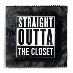 Straight Outta The Closet Condom