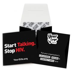 Start Talking Stop HIV Condom Wallet