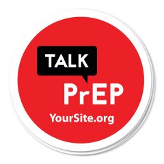 Talk PrEP Sticker