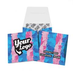 Trans Pride Painted Condom Wallet