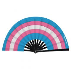 Transgender Flag Snap Fan