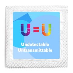 U=U LGBT Condom