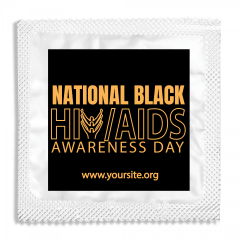 TRIO National Black HIV:AIDS Awareness Day Condom