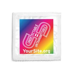 U=U Rainbow Gradient Condom 